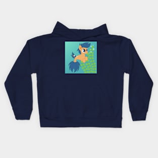 First Base seapony scene Kids Hoodie